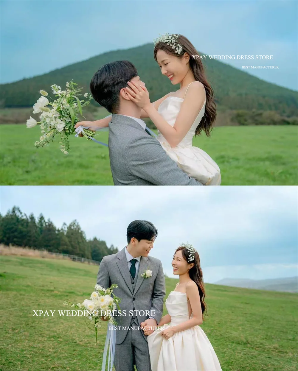 XPAY Simple Spaghetti Strap A Line Waist Pleat Wedding Party Dresses Korea Photoshoot Floor-Length Bride Gowns Formal Customize
XPAY Simple Spaghetti Strap A Line Waist Pleat Wedding Party Dresses Korea Photoshoot Floor-Length Bride Gowns Formal Customize