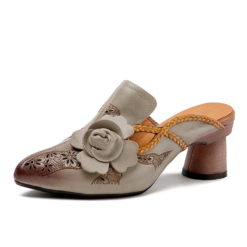Retro Nostalgic Style Cowhide Women's Shoes All Genuine Leather Women's sandals slippers
Retro Nostalgic Style Cowhide Women's Shoes All Genuine Leather Women's sandals slippers
