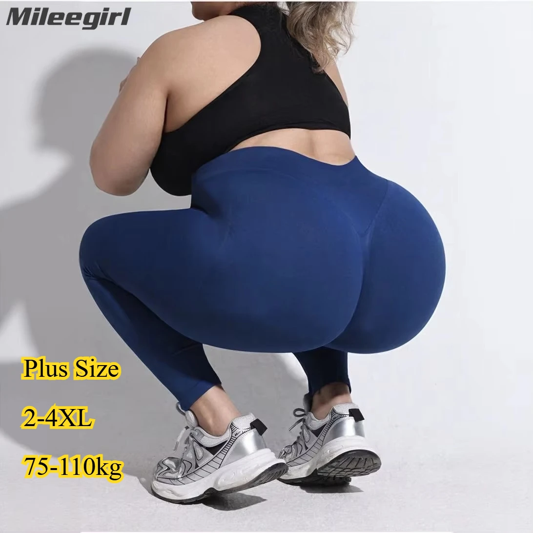 Mileegirl большие женские штаны для йоги 4XL ударные спортивные леггинсы бесшовные быстросохнущие колготки для спортзала и фитнеса брюки для тренировок с подъемом бедер
Mileegirl большие женские штаны для йоги 4XL ударные спортивные леггинсы бесшовные быстросохнущие колготки для спортзала и фитнеса брюки для тренировок с подъемом бедер