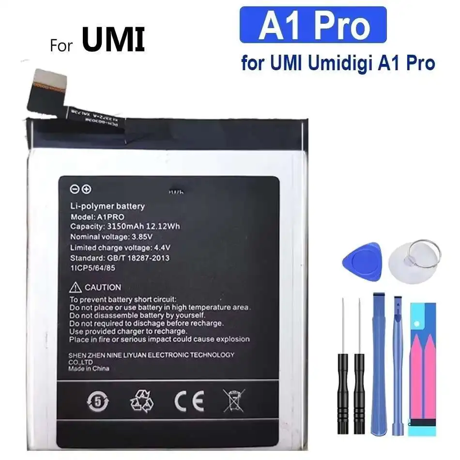 Для Umi Umidigi A1 Pro A1pro 3150 мАч аккумулятор мобильного телефона экологически чистый легкий вес
Для Umi Umidigi A1 Pro A1pro 3150 мАч аккумулятор мобильного телефона экологически чистый легкий вес