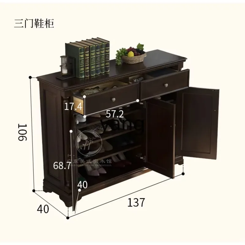 LMM solid wood shoe cabinet pure solid wood home entrance entry living room entrance storage locker
LMM solid wood shoe cabinet pure solid wood home entrance entry living room entrance storage locker