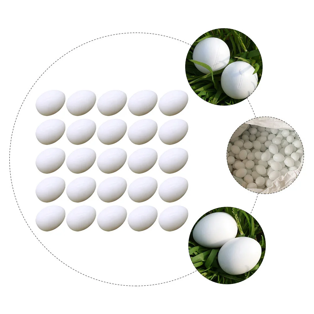 50 Pcs Simulated Pigeon Eggs Plastic Water Injection Fake Hatching Props Realistic Bird Breeding Decorative Eggs Festival
50 Pcs Simulated Pigeon Eggs Plastic Water Injection Fake Hatching Props Realistic Bird Breeding Decorative Eggs Festival