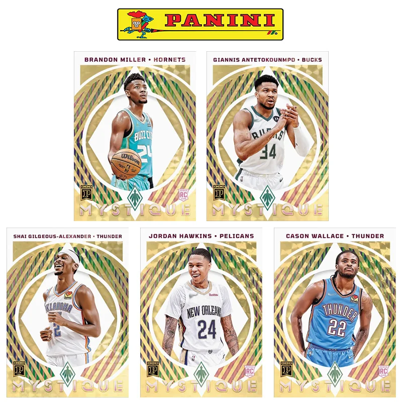 Panini 2023-24 NBA Mystique Gold Vinyl Brandon Miller Shai Gilgeous Alexander Basketball Star Trading Cards Birthday Gift
Panini 2023-24 NBA Mystique Gold Vinyl Brandon Miller Shai Gilgeous Alexander Basketball Star Trading Cards Birthday Gift