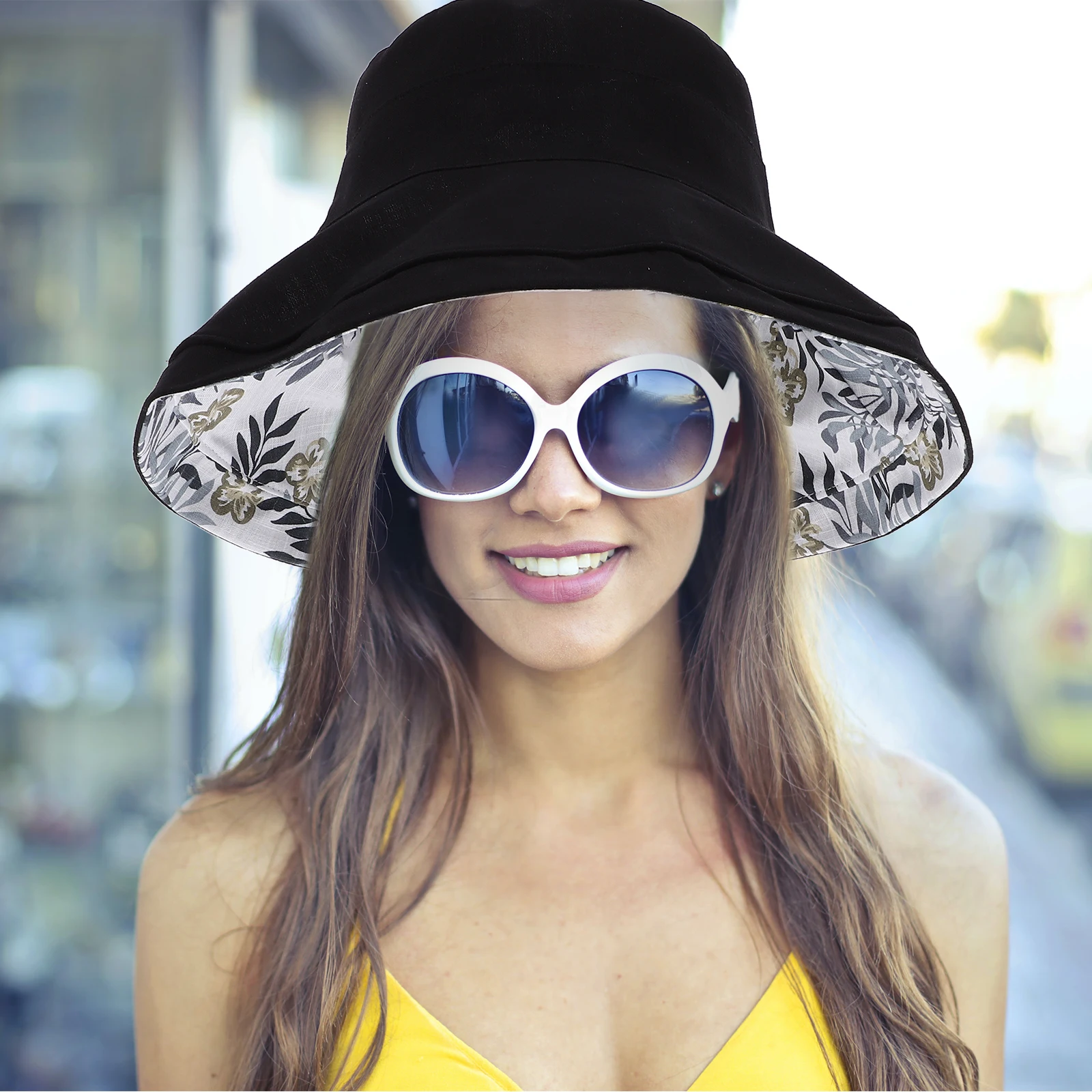 Summer Bucket Party Bucket Hat Sun Protection Reversible Acrylic Fisherman Outdoor UV Beach Breathable Women Travel Party
Summer Bucket Party Bucket Hat Sun Protection Reversible Acrylic Fisherman Outdoor UV Beach Breathable Women Travel Party