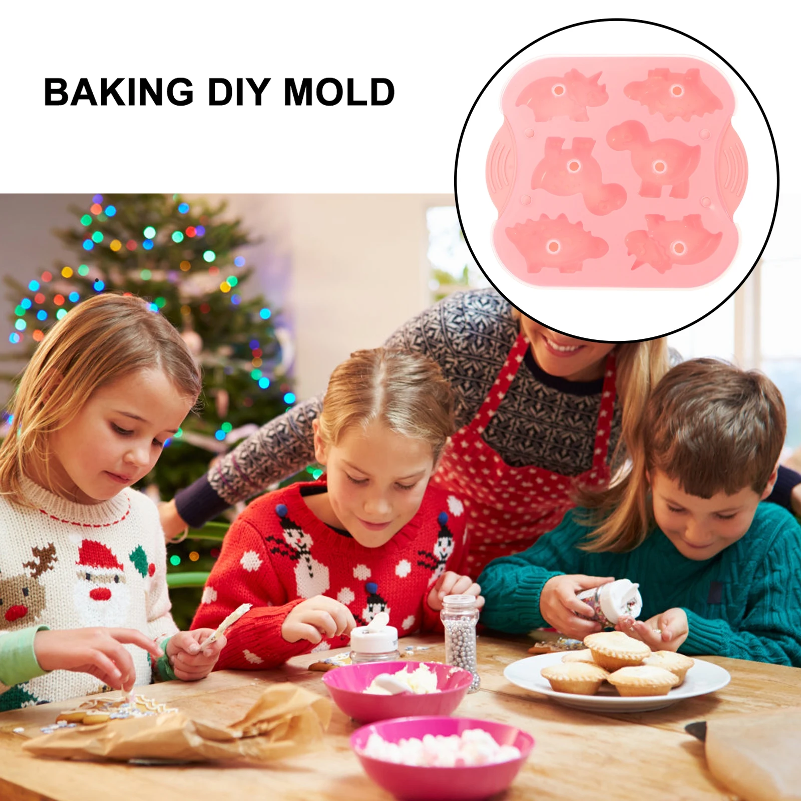 Silicone Dinosaur Mold Animal Cake Molds Baking Pastry Dessert Food Grade Safe Easy Clean Durability Long Use Cartoon Model
Silicone Dinosaur Mold Animal Cake Molds Baking Pastry Dessert Food Grade Safe Easy Clean Durability Long Use Cartoon Model