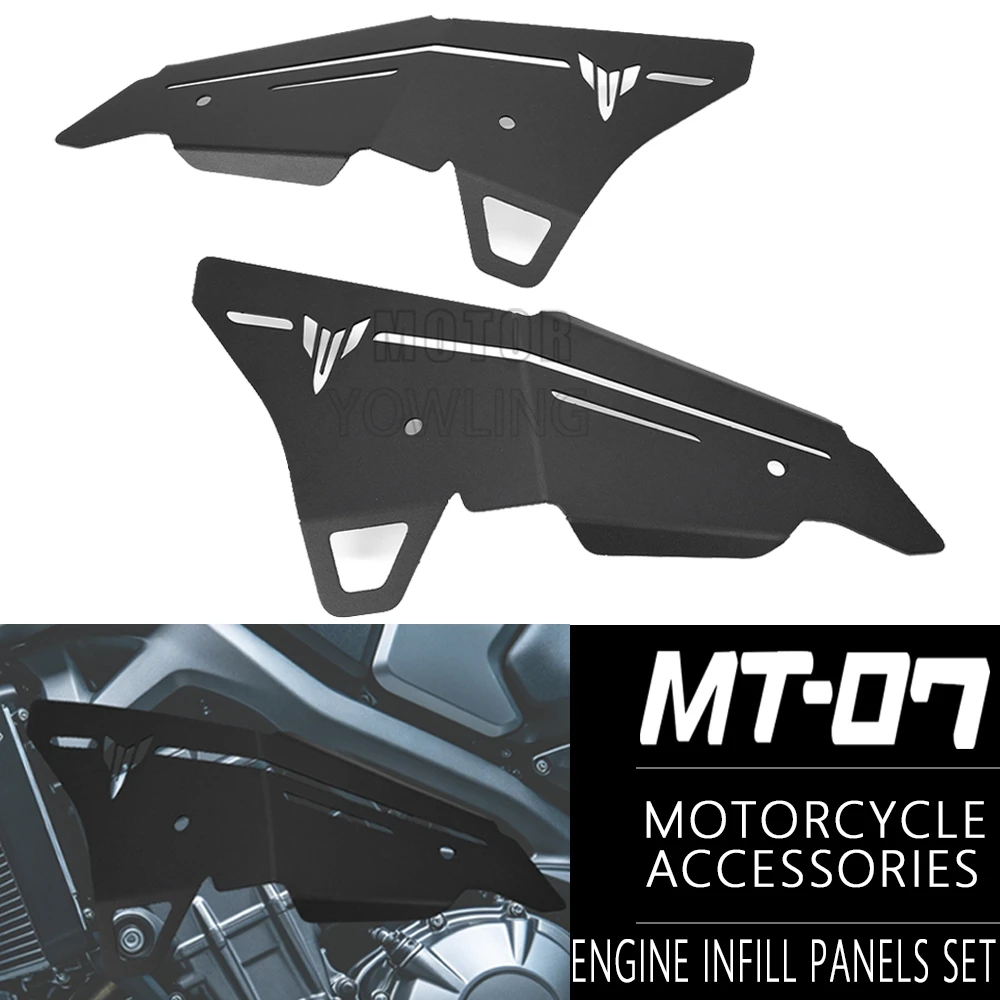 MT 07 Motorcycle aluminium Left and Right Frame protector Guard Engine Infill Panels For YAMAHA MT07 MT-07 Y-AMT 2025 2026 2027
MT 07 Motorcycle aluminium Left and Right Frame protector Guard Engine Infill Panels For YAMAHA MT07 MT-07 Y-AMT 2025 2026 2027