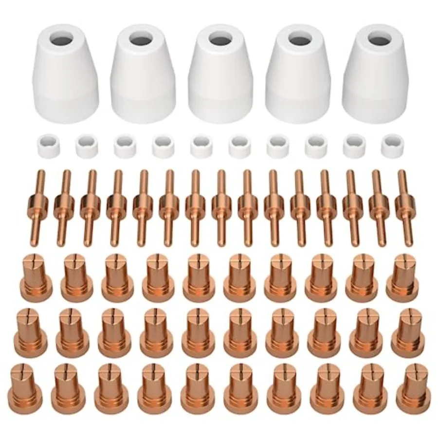 【Spot goods】ARCCAPTAIN 60PCS PT31 Plasma Cutting Consumables Fit CUT-45 CUT-50 CT-312 MIG205MP with Plasma Cutter Torch PT-31 J
【Spot goods】ARCCAPTAIN 60PCS PT31 Plasma Cutting Consumables Fit CUT-45 CUT-50 CT-312 MIG205MP with Plasma Cutter Torch PT-31 J