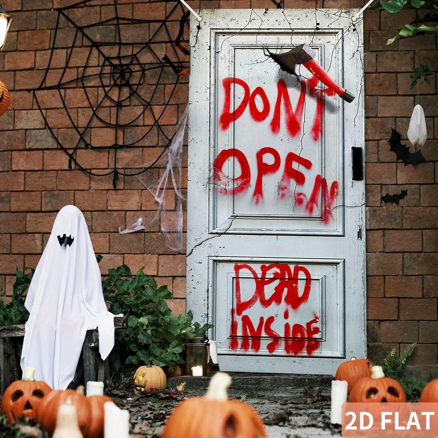 1pc 2D FLAT DON'T OPEN & DEAD INSIDE Sign Banner, Door Cover Banner, Scary Theme Decor for Halloween Horror Party Decorations
1pc 2D FLAT DON'T OPEN & DEAD INSIDE Sign Banner, Door Cover Banner, Scary Theme Decor for Halloween Horror Party Decorations