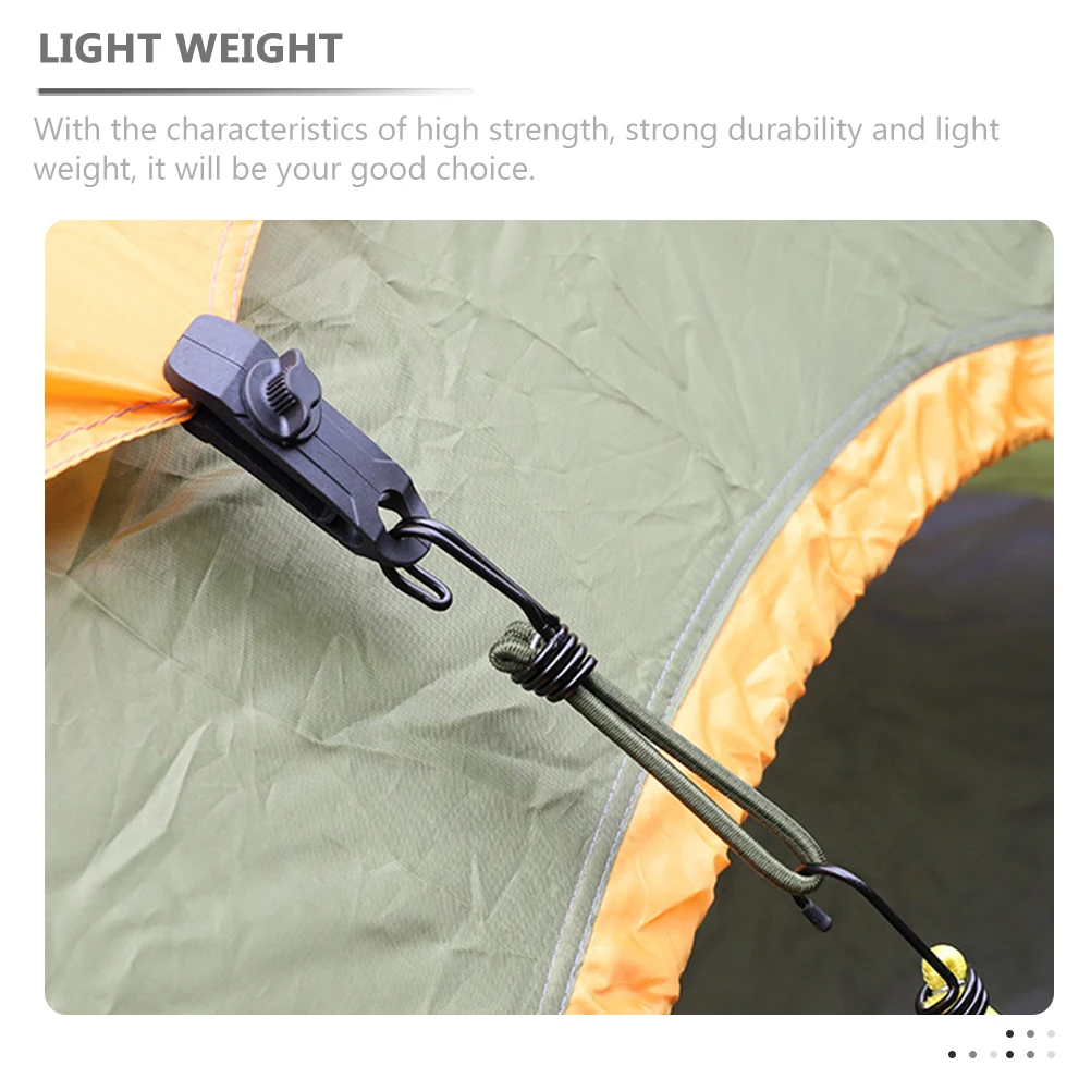 Elastic Camping Tent Buckles 3 Pack Bungee Cord Hooks Outdoor Fasteners for Tents Canopy Shelter Nail Fixing
Elastic Camping Tent Buckles 3 Pack Bungee Cord Hooks Outdoor Fasteners for Tents Canopy Shelter Nail Fixing