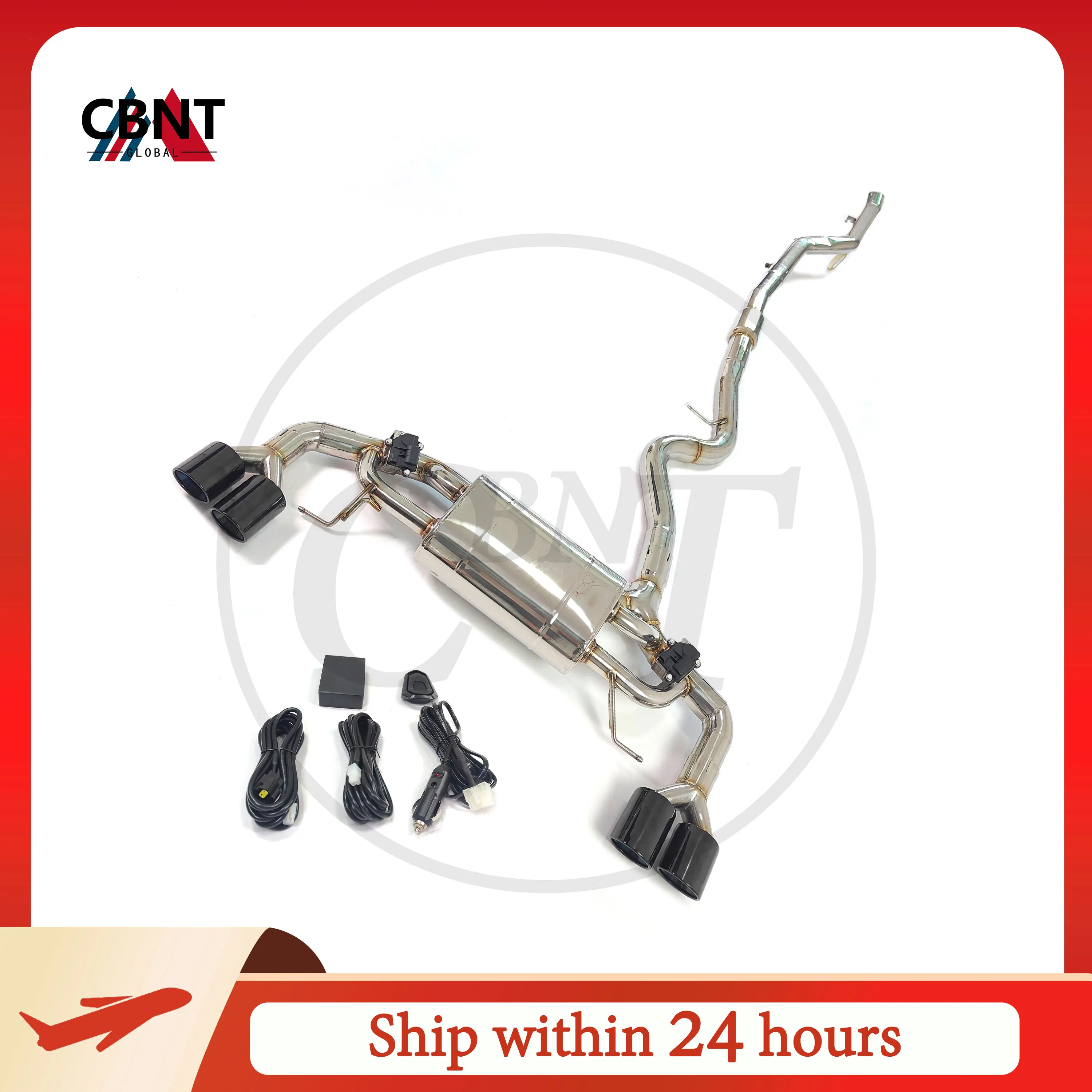 CBNT Exhaust Systems Muffler with Valve for BMW G20 320i 325i 330i 2.0T SS304 Performance Valvetronic Catback Exhaust Pipe
CBNT Exhaust Systems Muffler with Valve for BMW G20 320i 325i 330i 2.0T SS304 Performance Valvetronic Catback Exhaust Pipe