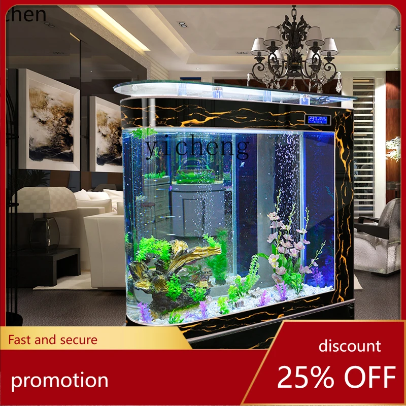 YFY Fish Tank Aquarium Large Fish Globe 1.2 M 1.5 M Partition Ecological Glass Fish Tank Bar Customization
YFY Fish Tank Aquarium Large Fish Globe 1.2 M 1.5 M Partition Ecological Glass Fish Tank Bar Customization
