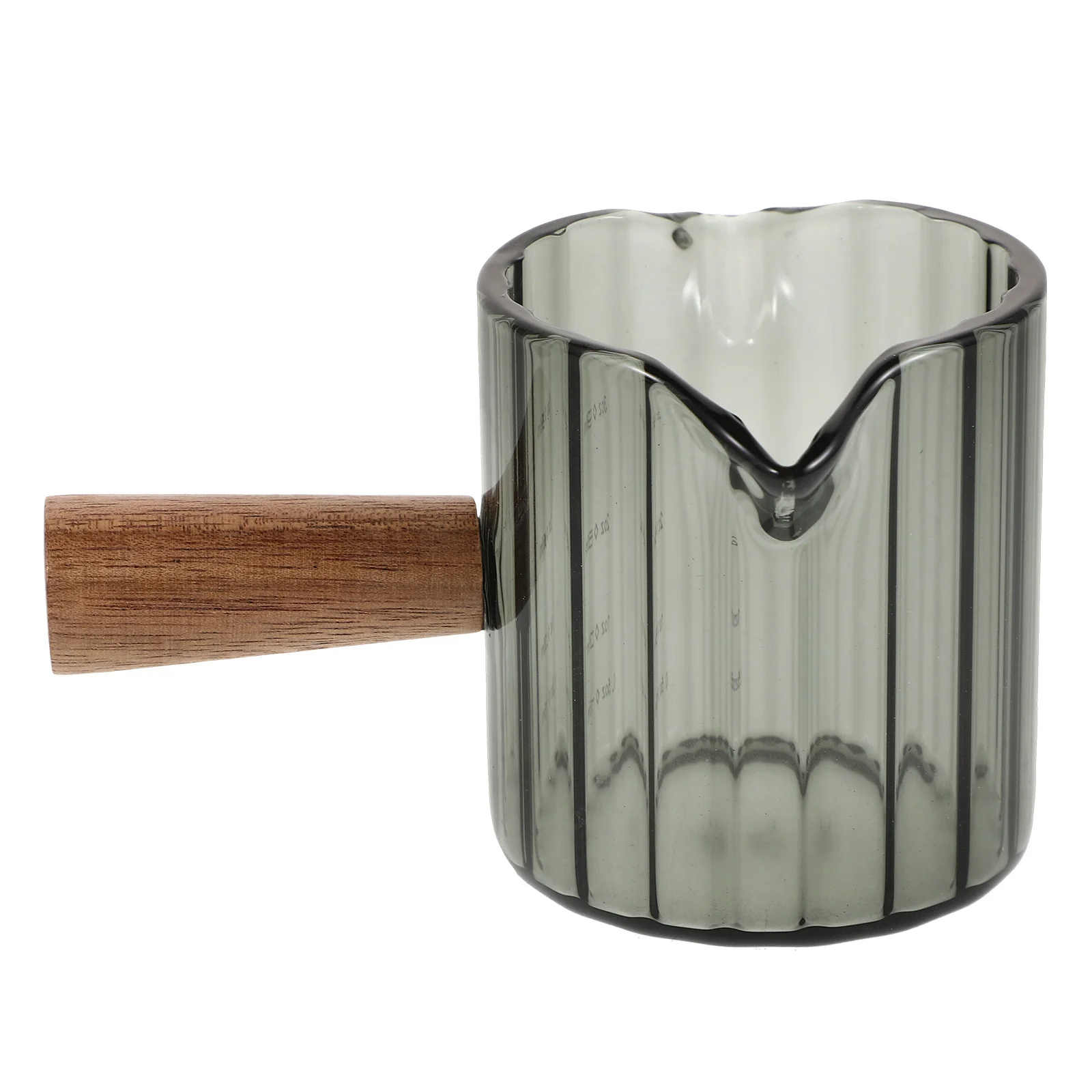 Espresso Cups Milk Pitcher Wood Handle Double Spout Glass Measuring Cup Shot Glass V Shaped Milk Frother
Espresso Cups Milk Pitcher Wood Handle Double Spout Glass Measuring Cup Shot Glass V Shaped Milk Frother