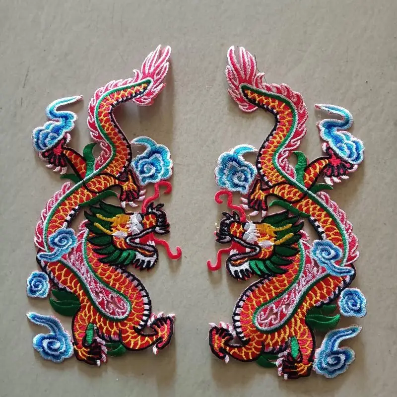 Small Size Embroidered Dragon Pattern Stage Costume Hanfu Practice Clothes Ancient Costume DIY Adhesive Fabric Patches
Small Size Embroidered Dragon Pattern Stage Costume Hanfu Practice Clothes Ancient Costume DIY Adhesive Fabric Patches