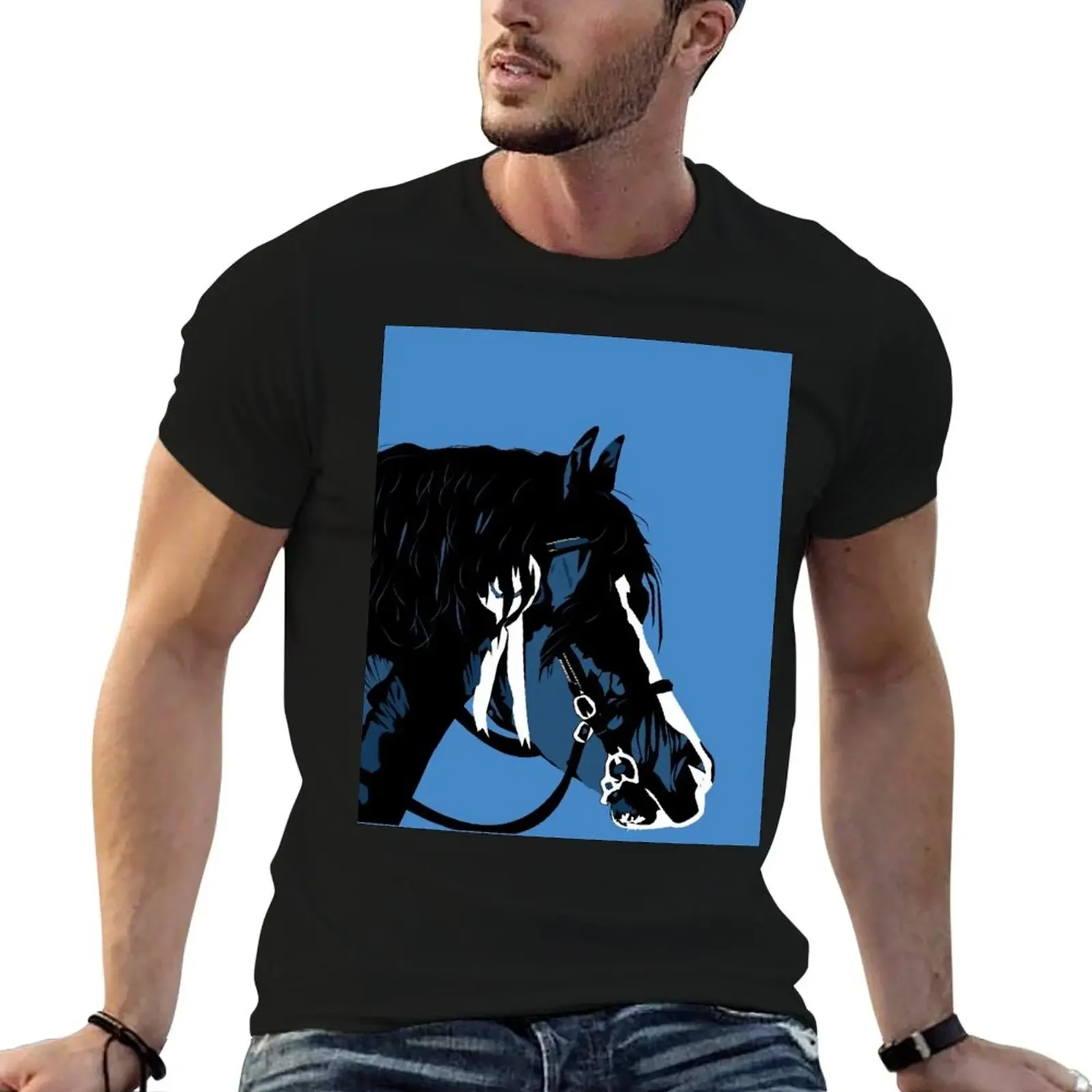 Stallion T-Shirt Short sleeve tee oversize t-shirts man anime t shirts funny shirt cotton mens clothing
Stallion T-Shirt Short sleeve tee oversize t-shirts man anime t shirts funny shirt cotton mens clothing