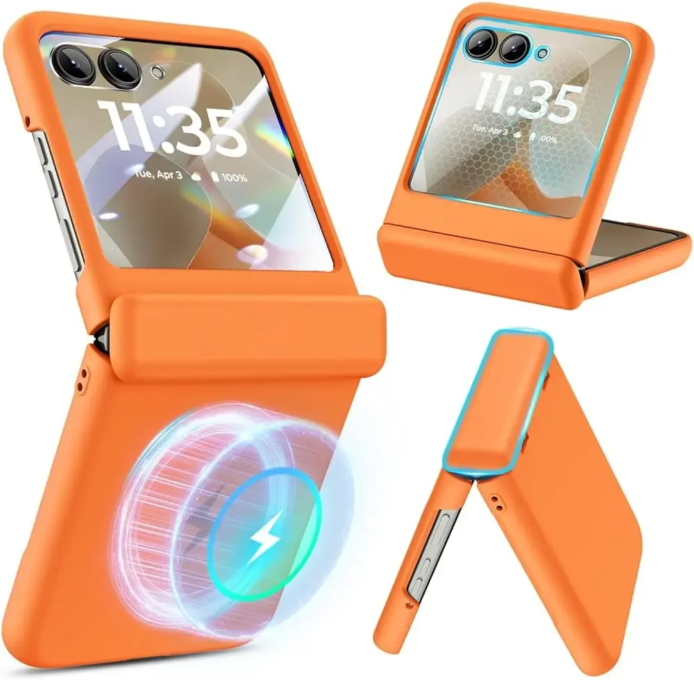 Magnetic for Motorola Razr 2025/2024 Case with Built-in Screen Protector, for Moto Razr 2025/2024 Case [Compatible with MagSa
Magnetic for Motorola Razr 2025/2024 Case with Built-in Screen Protector, for Moto Razr 2025/2024 Case [Compatible with MagSa