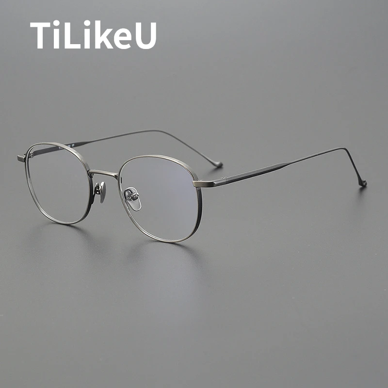 Pure Titanium Eyeglasses Frame 2025 New Men and Women Anti-blue Light Myopia Glasses Frame Retro Oval Square Glasses Spectacle
Pure Titanium Eyeglasses Frame 2025 New Men and Women Anti-blue Light Myopia Glasses Frame Retro Oval Square Glasses Spectacle
