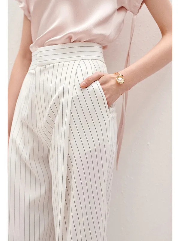 Джинсы Ele Slimming Stripe Loose Nine-ket, женские повседневные брюки с высокой талией, из полиэфирного волокна, эластичные, с добавлением эластана
Джинсы Ele Slimming Stripe Loose Nine-ket, женские повседневные брюки с высокой талией, из полиэфирного волокна, эластичные, с добавлением эластана