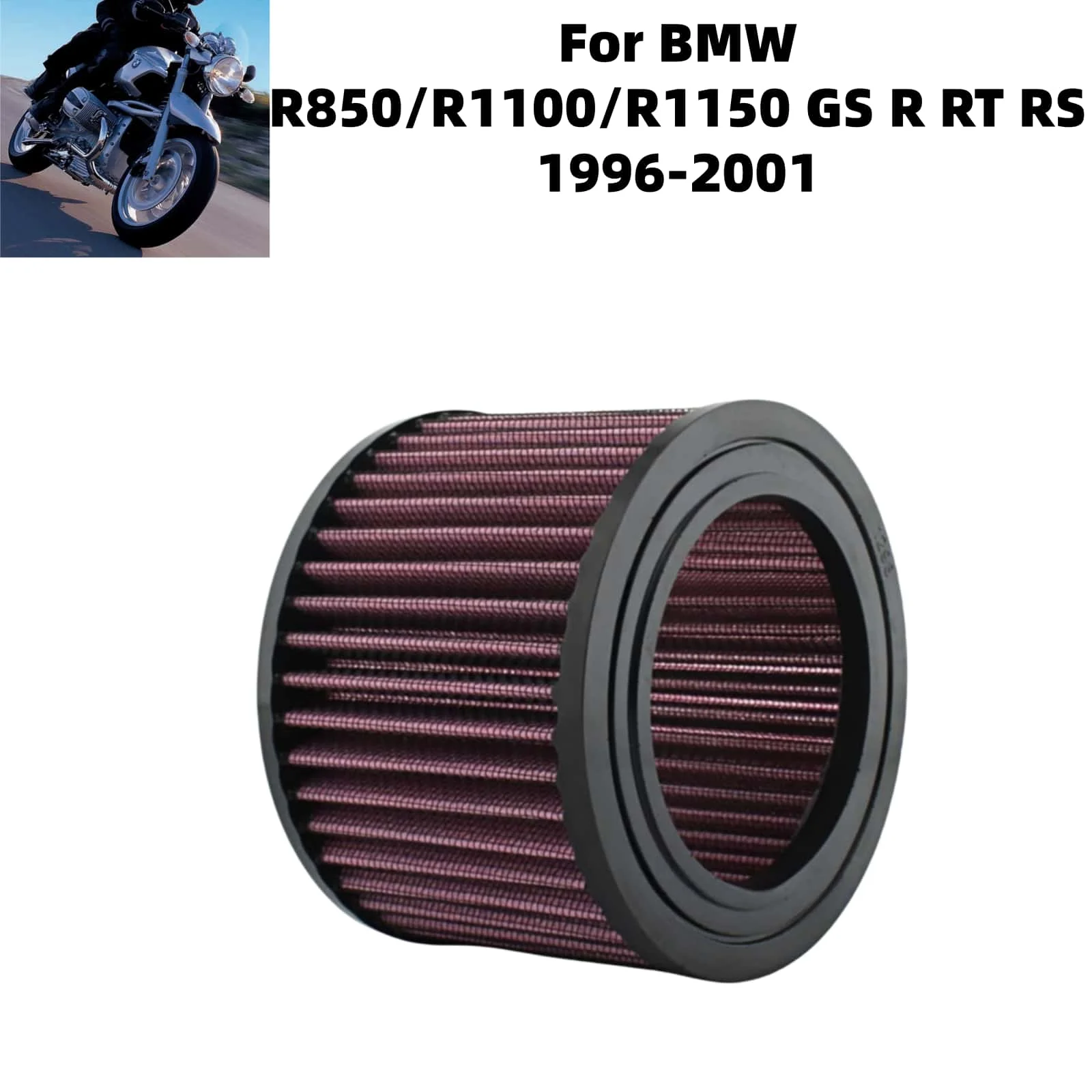 Moto Accessorie For BMW R850/R1100/R1150 GS R RT RS 1996-2001 Motorcycle Engine High Flow Element Replacement Air Filter Element
Moto Accessorie For BMW R850/R1100/R1150 GS R RT RS 1996-2001 Motorcycle Engine High Flow Element Replacement Air Filter Element