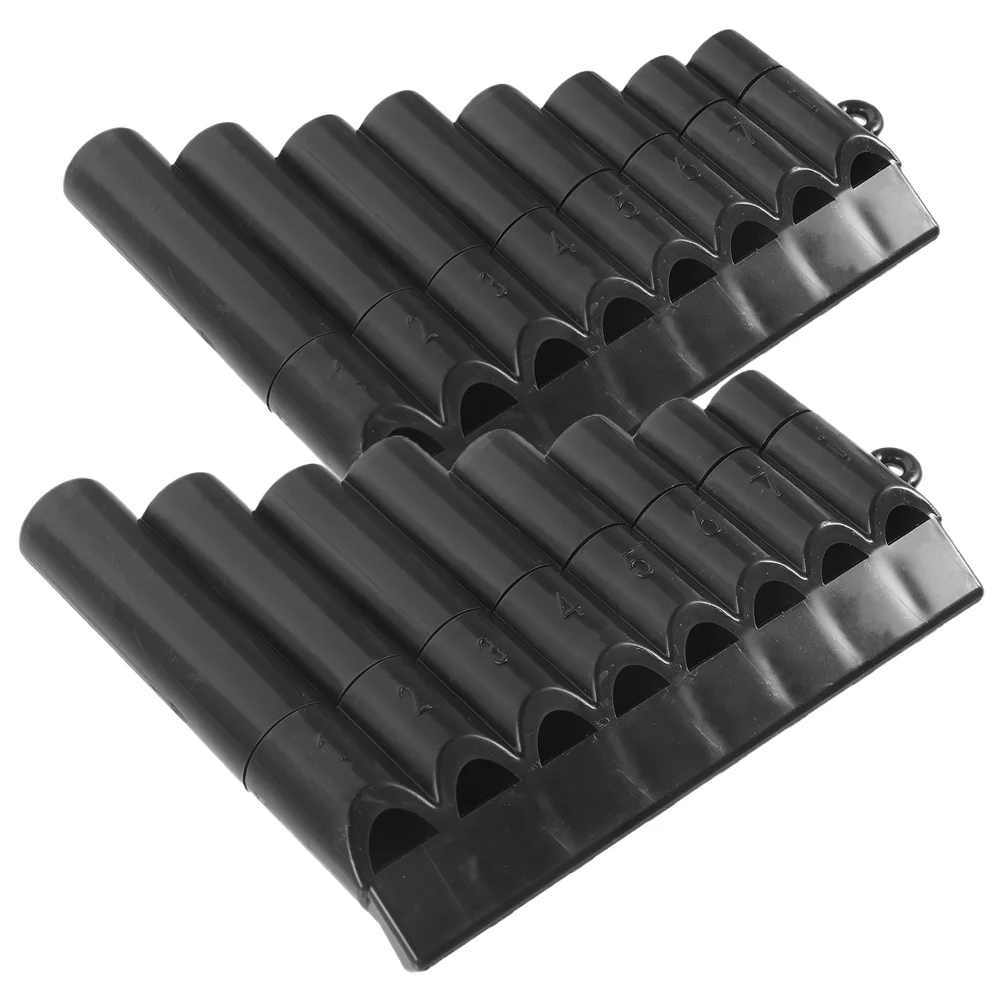 2Pcs 8Hole Instrument Plastic Flute for Beginners Kids Toy Black Color Musical LongFlute Bamboo Style
2Pcs 8Hole Instrument Plastic Flute for Beginners Kids Toy Black Color Musical LongFlute Bamboo Style