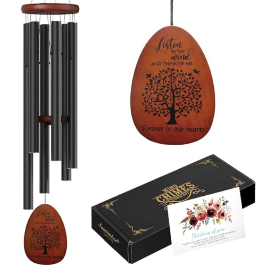 Tree of Life Memorial Wind Chimes for Loss of Loved One, Wind Chimes in Memory of a Loved One for Outside, Memorial and Sympath
Tree of Life Memorial Wind Chimes for Loss of Loved One, Wind Chimes in Memory of a Loved One for Outside, Memorial and Sympath