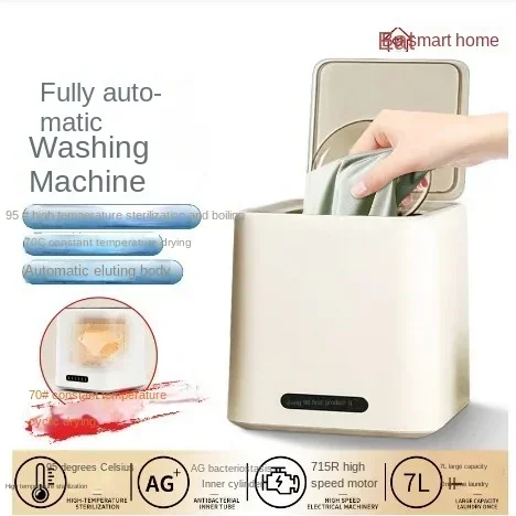 Underwear Washing Machine, Small Mini Washing Machine, Fully Automatic Washing Machine, Special Socks Artifact for Disinfection
Underwear Washing Machine, Small Mini Washing Machine, Fully Automatic Washing Machine, Special Socks Artifact for Disinfection