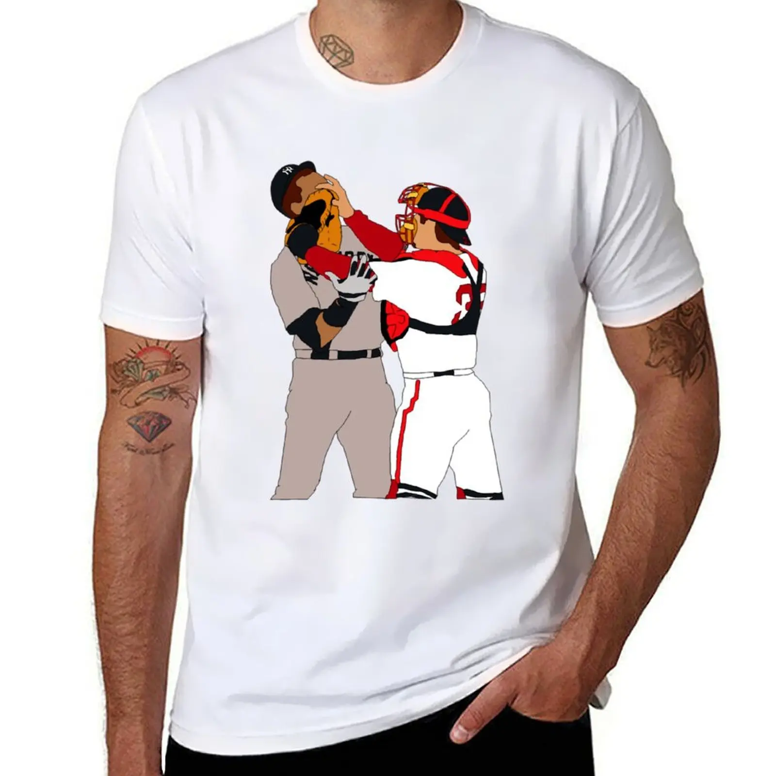 Jason Varitek Alex Rodriguez Brawl T-Shirt t shirts for man slim fit man t shirt summer t shirts for man graphic vintage T-Shirt
Jason Varitek Alex Rodriguez Brawl T-Shirt t shirts for man slim fit man t shirt summer t shirts for man graphic vintage T-Shirt