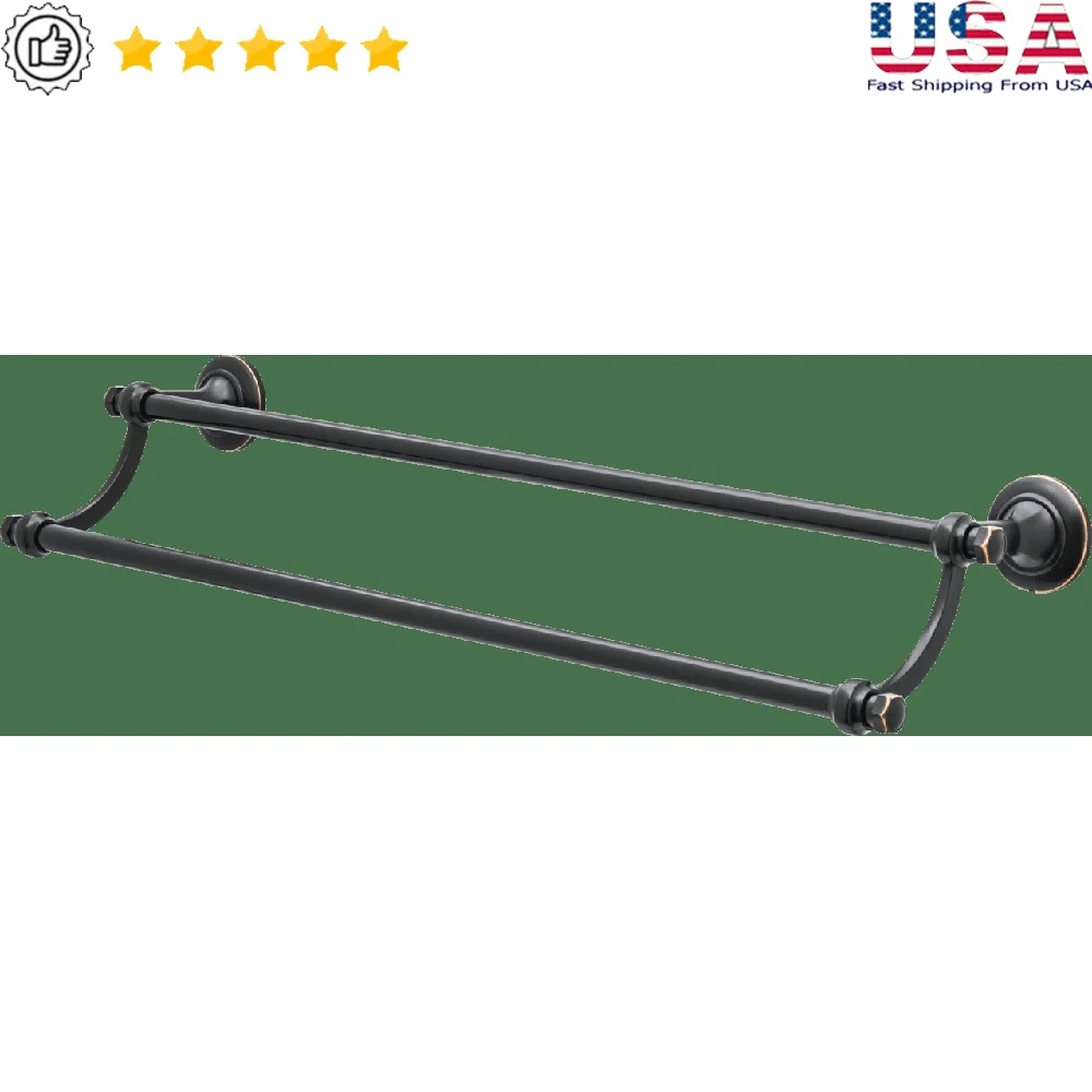 Holbrook 24-дюймовый двойной держатель для полотенец, бронза, натертая маслом
Holbrook 24-дюймовый двойной держатель для полотенец, бронза, натертая маслом
