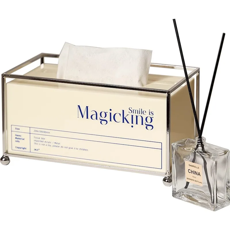 Minimal light luxury high-end creative acrylic desktop pumping carton Nordic metal dining room storage box tissue box living roo
Minimal light luxury high-end creative acrylic desktop pumping carton Nordic metal dining room storage box tissue box living roo