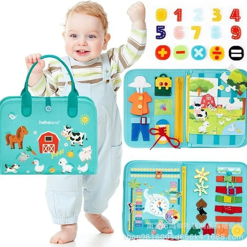 New Felt Busy Board, Dressing Board, Puzzle Toy, Children'S Felt Learning Board Wholesale Early Childhood Learning Enlightenment
New Felt Busy Board, Dressing Board, Puzzle Toy, Children'S Felt Learning Board Wholesale Early Childhood Learning Enlightenment