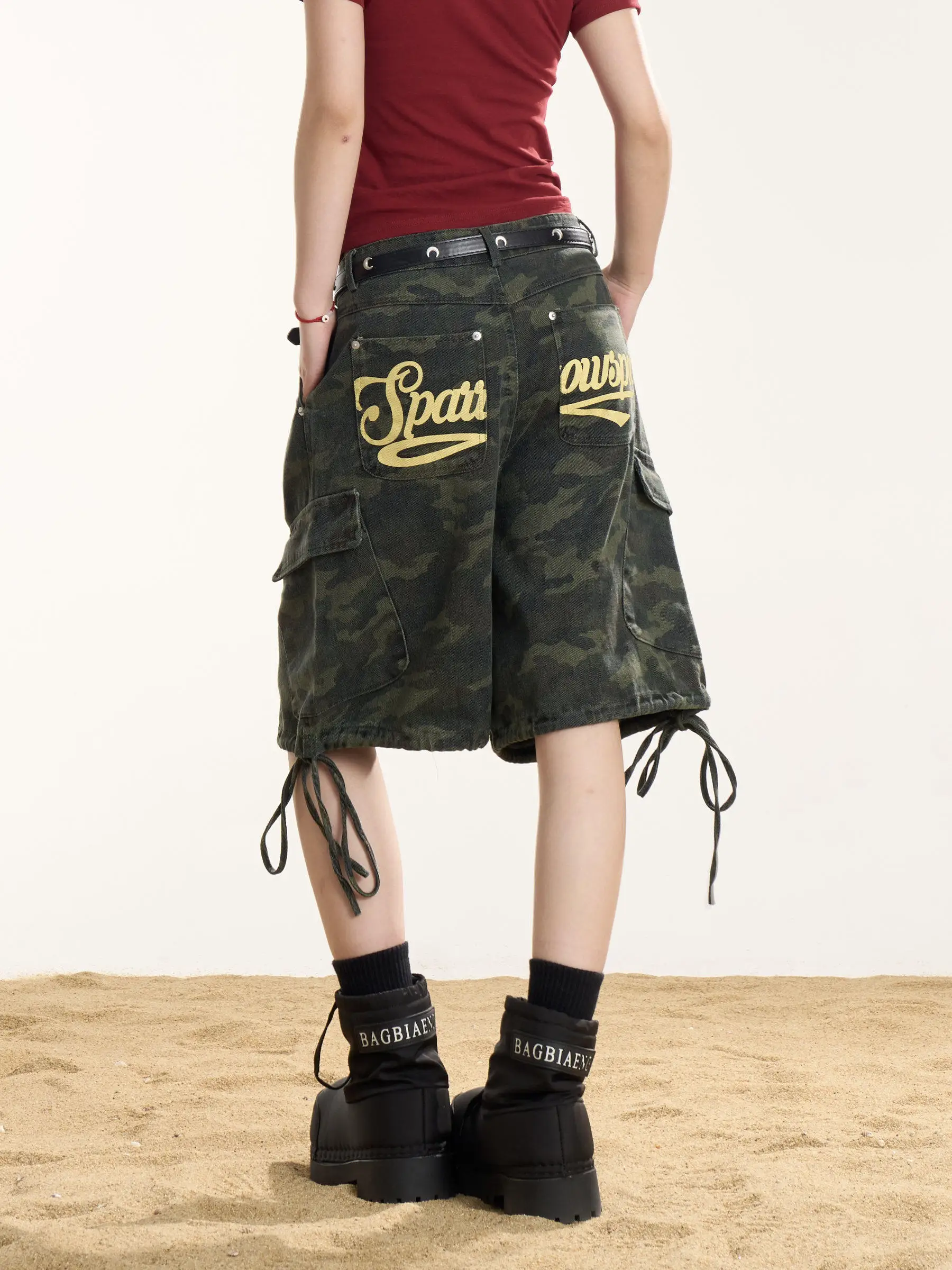 American High Street Retro Workwear Style Camouflage Seven-Foot Pants Women Summer Loose Wide Leg Drawstring Casual Shorts Tr...
American High Street Retro Workwear Style Camouflage Seven-Foot Pants Women Summer Loose Wide Leg Drawstring Casual Shorts Tr...