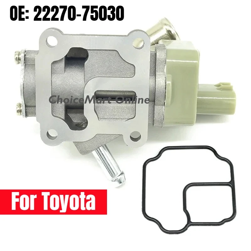 22270-75030 Idle Air Control Valve IACV 2227075030 for Toyota Tacoma T100 2.4L 2.7L 1994-1995
22270-75030 Idle Air Control Valve IACV 2227075030 for Toyota Tacoma T100 2.4L 2.7L 1994-1995