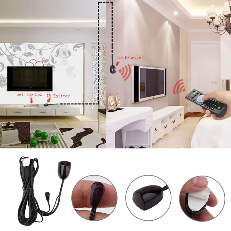 Infrared Remote Control Receiver IR Extender USB Adapter IR Remote Extender Repeater Receiver Transmitter Accessories
Infrared Remote Control Receiver IR Extender USB Adapter IR Remote Extender Repeater Receiver Transmitter Accessories