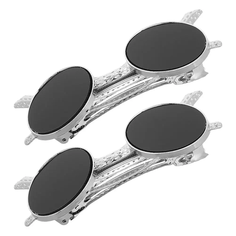 2Pcs Quirky Sunglasses Hair Clip Black Metal Spring Clip Fun Creative Hairpins Stylish Alligator Hair Barrettes for Women
2Pcs Quirky Sunglasses Hair Clip Black Metal Spring Clip Fun Creative Hairpins Stylish Alligator Hair Barrettes for Women
