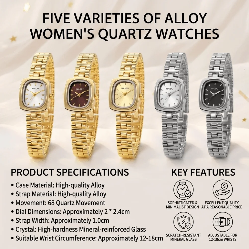 Женские наручные часы из 18-каратного золота с PVD-покрытием, элегантный браслет, японский механизм, полированный квадратный корпус, кварцевые часы для особых случаев
Женские наручные часы из 18-каратного золота с PVD-покрытием, элегантный браслет, японский механизм, полированный квадратный корпус, кварцевые часы для особых случаев