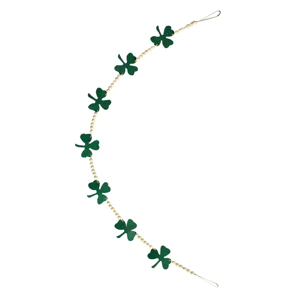 Ornament St Patricks Day Felt Garland Wooden Bead Decorations Tassel Shamrock Vacation Banner Irish Holiday
Ornament St Patricks Day Felt Garland Wooden Bead Decorations Tassel Shamrock Vacation Banner Irish Holiday