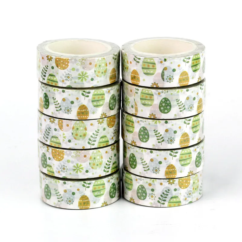 NEW 10PCS./Lot Decor Green Flowers Leaves Easter Eggs Washi Tape for Scrapbooking Diary Adhesive Masking Tape Cute Papeleria
NEW 10PCS./Lot Decor Green Flowers Leaves Easter Eggs Washi Tape for Scrapbooking Diary Adhesive Masking Tape Cute Papeleria