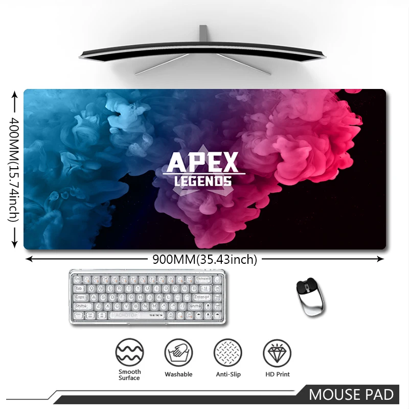 Apex Legends Mouse Pad Large Gaming Mousepad Laptop Keyboard Mousemats Notebook Gamer Carpets Game Waterproof Soft Mousepads XXL
Apex Legends Mouse Pad Large Gaming Mousepad Laptop Keyboard Mousemats Notebook Gamer Carpets Game Waterproof Soft Mousepads XXL