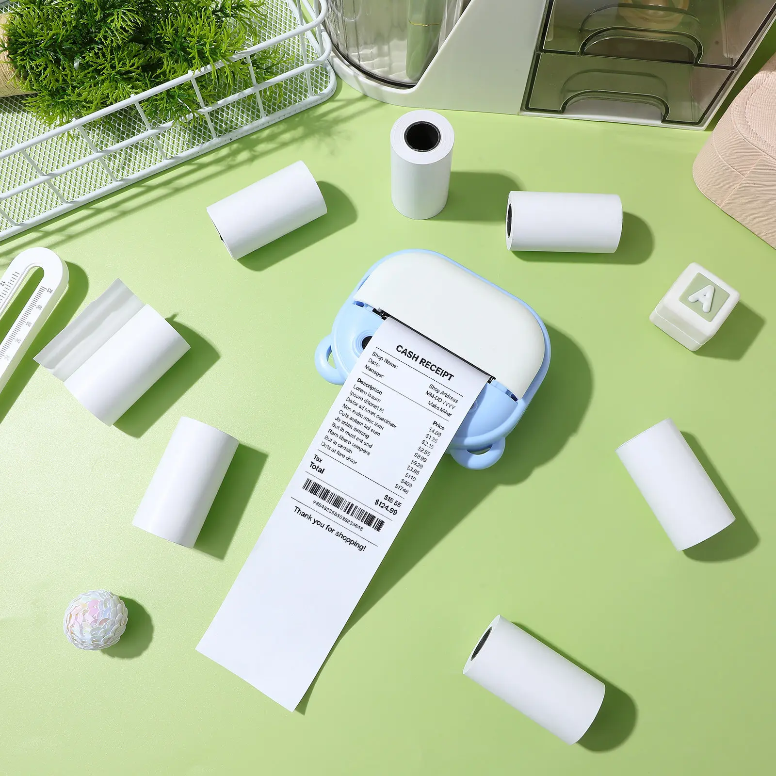 20 Rolls Thermal Paper Blank Multipurpose Till Rolls for Credit Card Machine Office Retail Receipt Printing Thermal Paper
20 Rolls Thermal Paper Blank Multipurpose Till Rolls for Credit Card Machine Office Retail Receipt Printing Thermal Paper