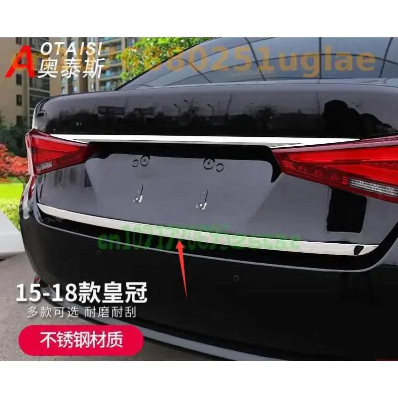 For Toyota crown 2015 2016 2017 2018 Rear Boot Door Trunk Cover Trim Tailgate Garnish Molding Strip Car Accessories
For Toyota crown 2015 2016 2017 2018 Rear Boot Door Trunk Cover Trim Tailgate Garnish Molding Strip Car Accessories