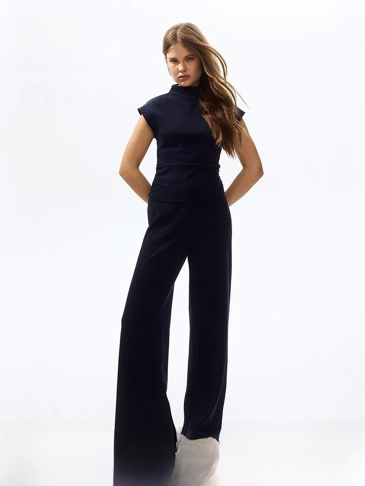 H&M Summer New Women's Sweat Cloth Straight Leg Pants High Waist Casual Style Polyester Fiber Spandex Elastic Fabric
H&M Summer New Women's Sweat Cloth Straight Leg Pants High Waist Casual Style Polyester Fiber Spandex Elastic Fabric