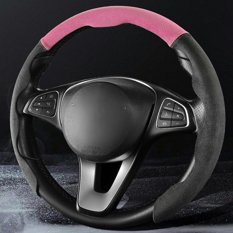 Suede Leather Car Steering Wheel Cover For ARCFOX EV EU ES210 EX EC EH EC3 EC5 Non-slip Booster Premium Protective Covers
Suede Leather Car Steering Wheel Cover For ARCFOX EV EU ES210 EX EC EH EC3 EC5 Non-slip Booster Premium Protective Covers