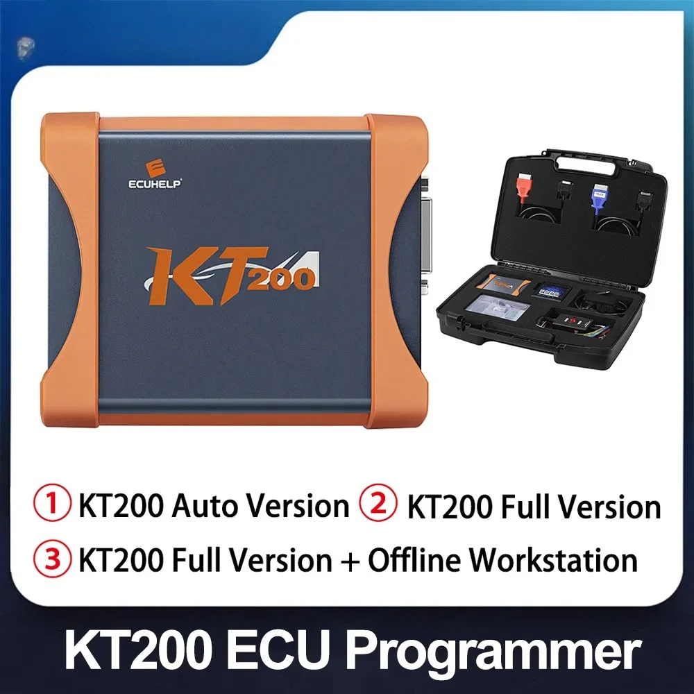 ECUHELP KT200 ECU Programmer KT200 Master Version, Read Write Car Truck via OBD / on Bench / in Boot Jtag in Suitcase
ECUHELP KT200 ECU Programmer KT200 Master Version, Read Write Car Truck via OBD / on Bench / in Boot Jtag in Suitcase