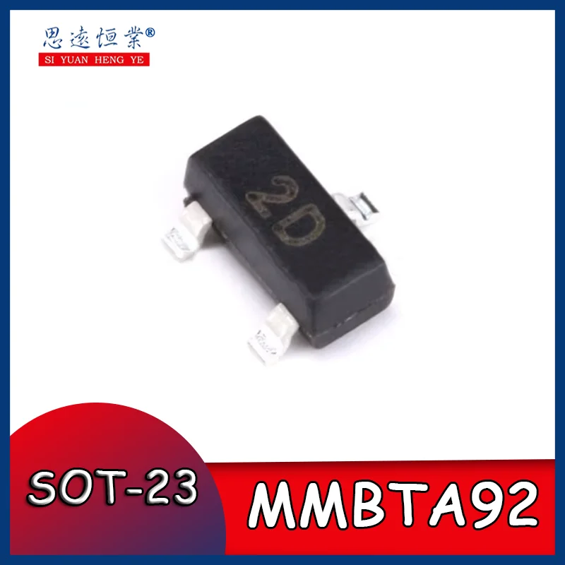 50 шт. оригинальных транзисторов MMBTA92 2D SOT-23 PNP -300 В/0,5 А для поверхностного монтажа
50 шт. оригинальных транзисторов MMBTA92 2D SOT-23 PNP -300 В/0,5 А для поверхностного монтажа