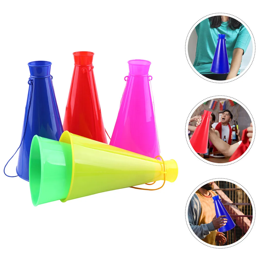 5Pcs Lightweight Plastic Cheer Horns Versatile Party Blowers for Game Day Support Team Cheering Crowd Noise Makers Festival
5Pcs Lightweight Plastic Cheer Horns Versatile Party Blowers for Game Day Support Team Cheering Crowd Noise Makers Festival