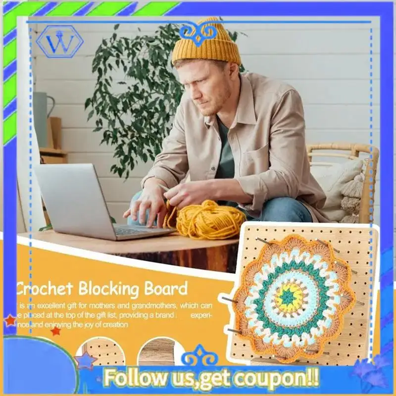 Crochet Board Crafting With Stainless Steel Rod Pins For Knitting Granny Squares Crochet Board Crafting, 28Cm
Crochet Board Crafting With Stainless Steel Rod Pins For Knitting Granny Squares Crochet Board Crafting, 28Cm