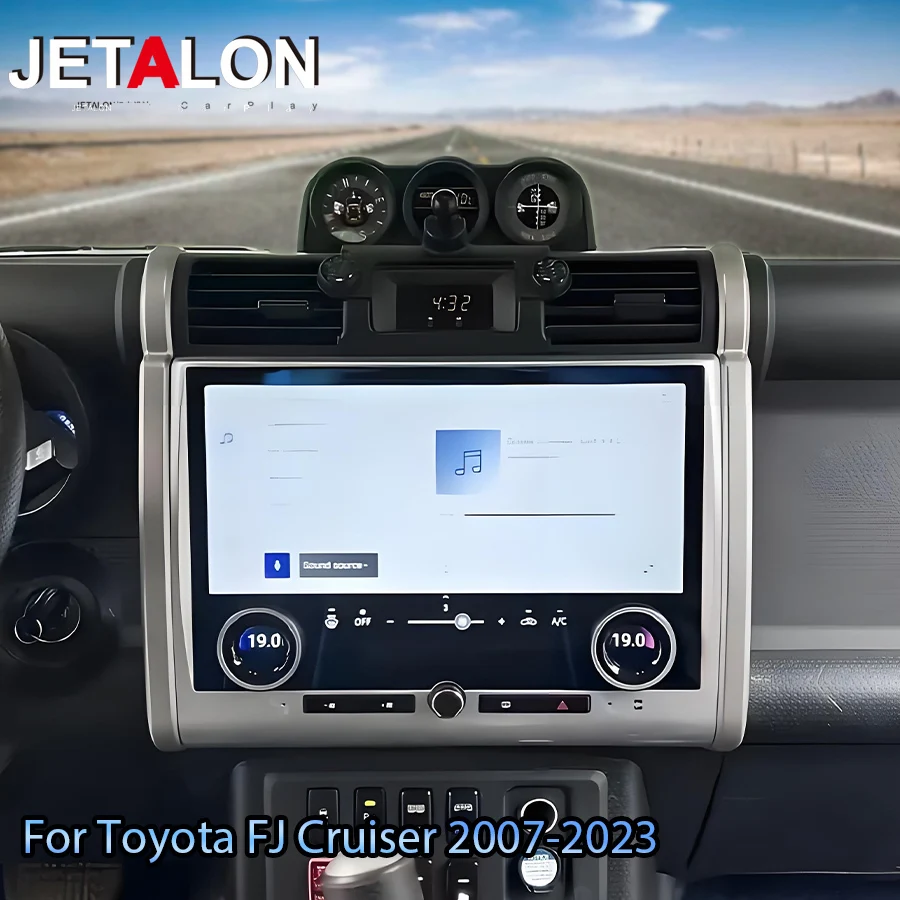 13.3" Car Multimedia Player Navigation For Toyota FJ Cruiser 2007-2023 Stereo Autoradio DSP GPS Radio Android WiFi 4G Bluetooth
13.3" Car Multimedia Player Navigation For Toyota FJ Cruiser 2007-2023 Stereo Autoradio DSP GPS Radio Android WiFi 4G Bluetooth