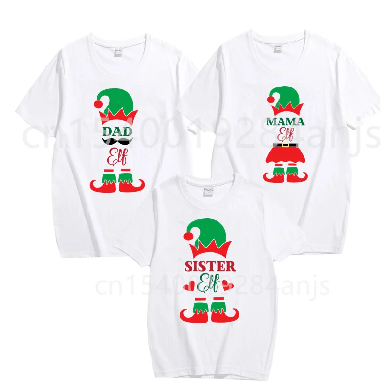Christmas Family Matching Clothing Printed T-shirt Father Mother Children Holiday Dress Top Son Daughter Brother T-shirt
Christmas Family Matching Clothing Printed T-shirt Father Mother Children Holiday Dress Top Son Daughter Brother T-shirt