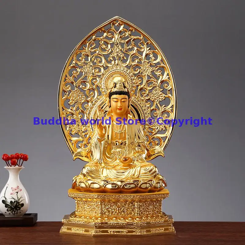 HOME Efficacious protection worship High grade goddess gold plating GUAN YIN PU SA Auspicious Safety Healthy good luck bless
HOME Efficacious protection worship High grade goddess gold plating GUAN YIN PU SA Auspicious Safety Healthy good luck bless