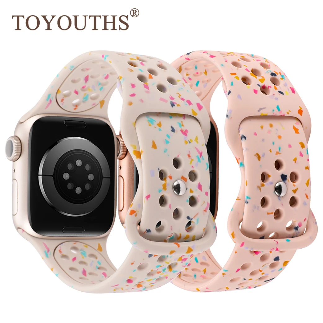 2 Pack Sport Band for Apple Watch Band 41mm 40mm 38mm ECO Silicone Soft Breathable Strap for iWatch SE Ultra 9 8 7 6 5 4 3 2 1
2 Pack Sport Band for Apple Watch Band 41mm 40mm 38mm ECO Silicone Soft Breathable Strap for iWatch SE Ultra 9 8 7 6 5 4 3 2 1