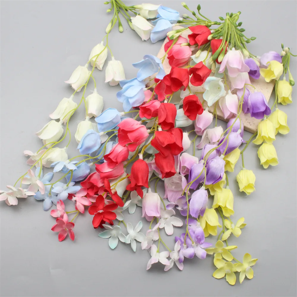 10PCS Simulation Lily of the Valley Hanging Flower Silk Rattan DIY Hair Accessories Wedding Arch Garland Props for Photoshoot
10PCS Simulation Lily of the Valley Hanging Flower Silk Rattan DIY Hair Accessories Wedding Arch Garland Props for Photoshoot